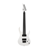 S by Solar AB4.7W 7-String Electric Guitar – White Matte